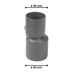 Reducción Pvc Sanitario 50x40 Mm